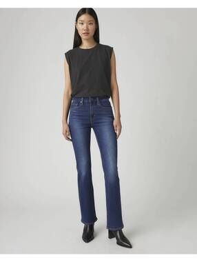 Levi's 725 High Rise Bootcut Jeans Medium Wash Women's Size 28